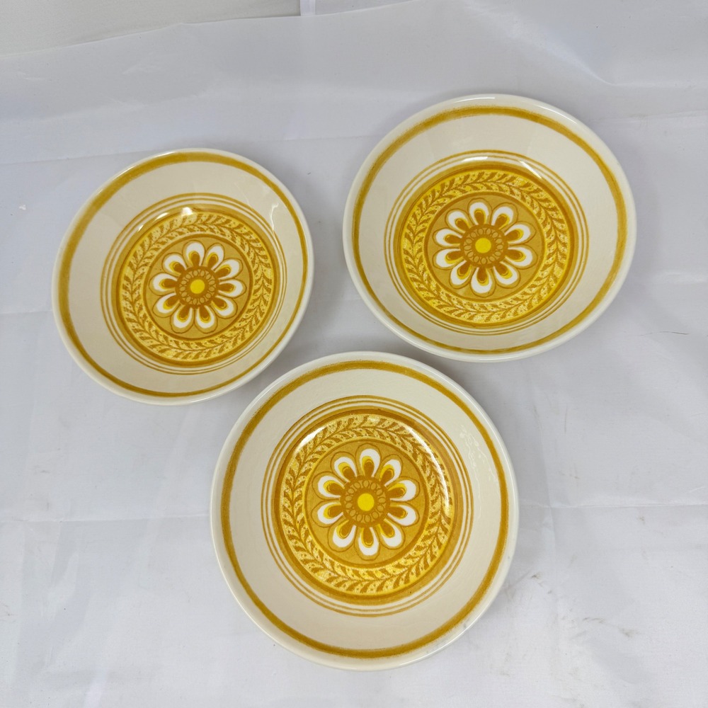Vintage 70s MCM Royal China  Casablanca/Cereal Soup Bowls Set of 3 6.5 Inch